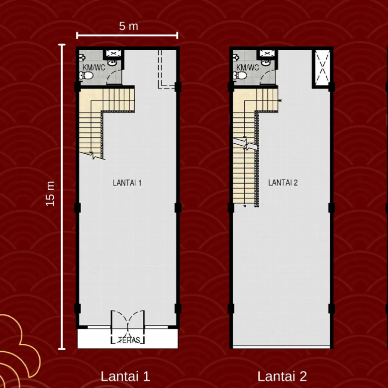 Luas Rukan Oriental PIC Medan